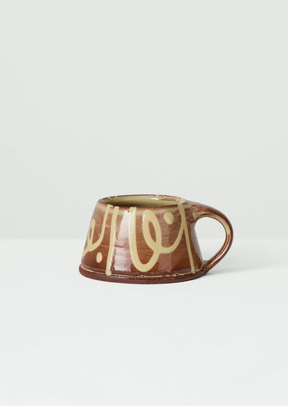 Mollie Milton Slipware Mug | Terracotta/Cream