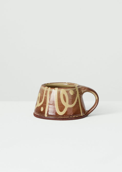 Mollie Milton Slipware Mug | Terracotta/Cream