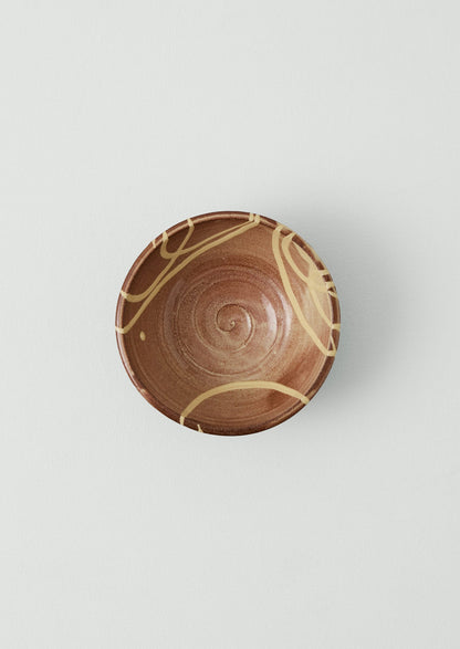 Mollie Milton Slipware Bowl | Terracotta/Cream