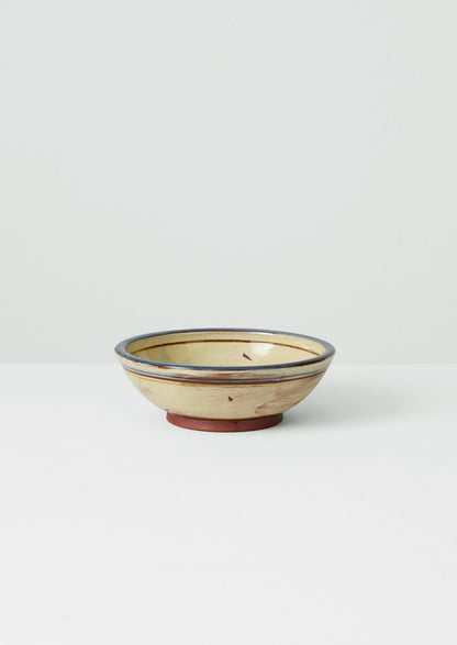 Jennifer Hall Sardine Salad Bowl | Cream/Blue
