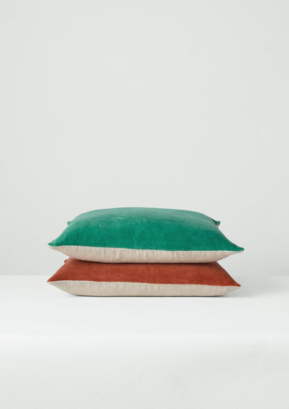 Square Velvet Cushion Cover | Raspberry