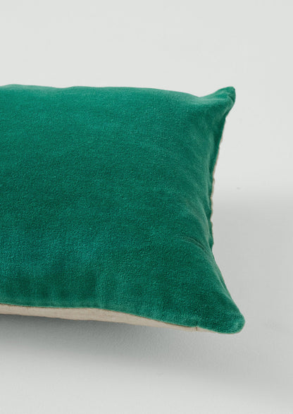 Rectangular Velvet Cushion Cover | Absinthe Green