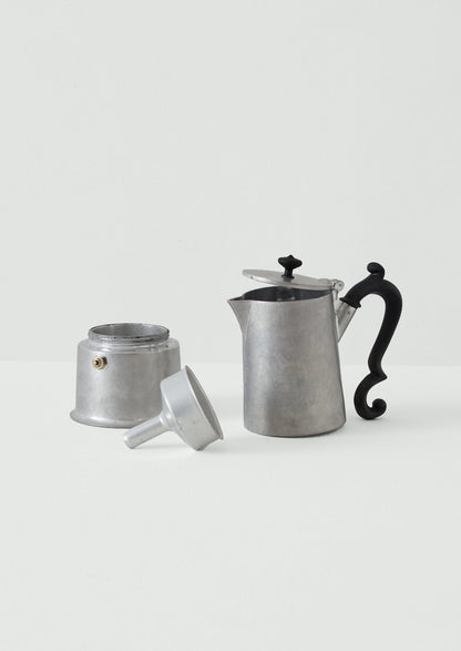 Stonewashed Moka Pot | Silver