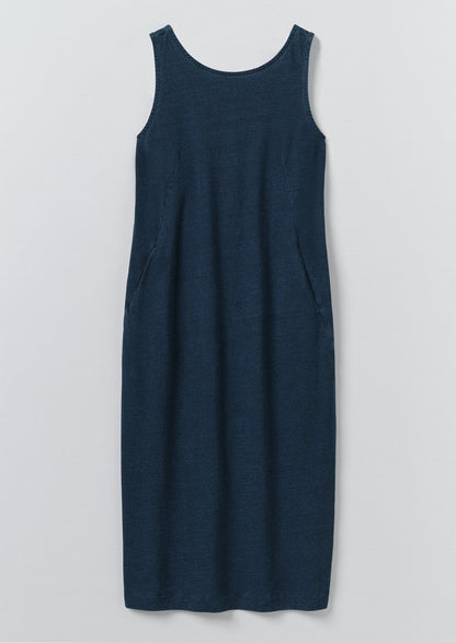 Lydia Jersey Shift Dress | Washed Indigo