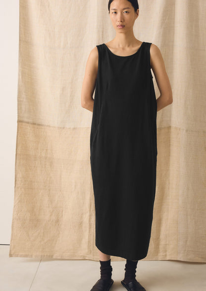 Lydia Jersey Shift Dress | Washed Black