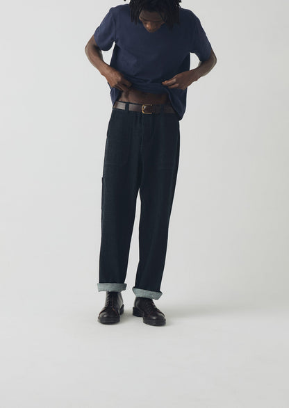 Theo Organic Cotton Short Sleeve Tee | Prussian Blue
