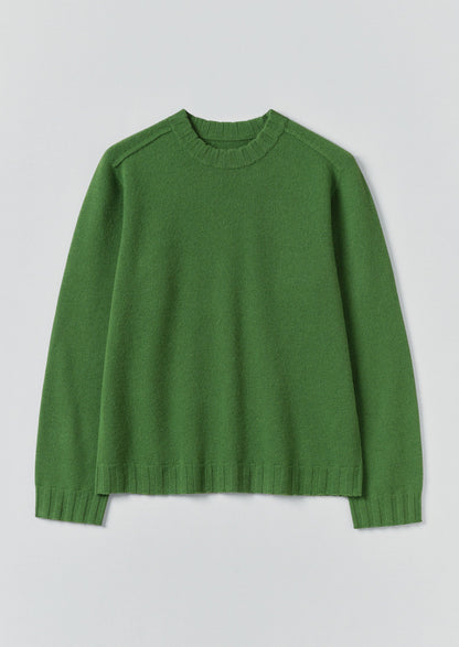Wool Cashmere Sweater | Mineral Green