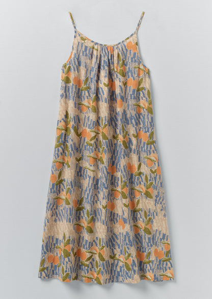 Picnic Print Cotton Nightdress | Ecru/Multi
