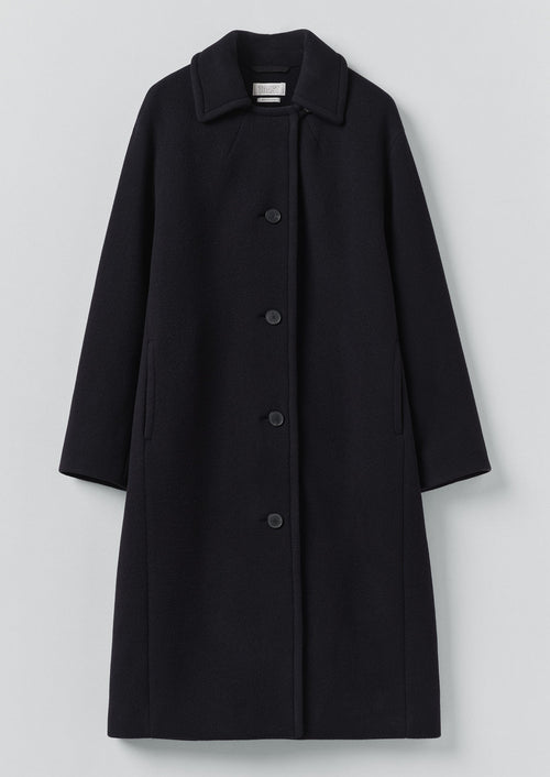 Wool Conservatoire Coat | Deep Navy
