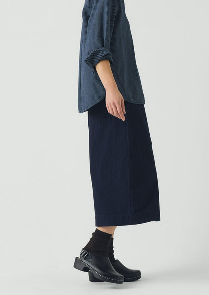 Japanese Denim Culottes | Indigo