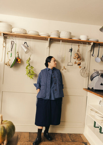 Japanese Denim Culottes | Indigo