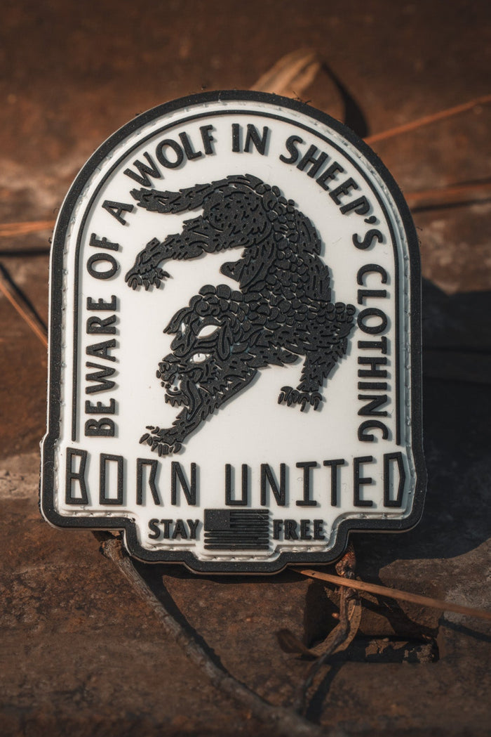 born united - beware pvc patch