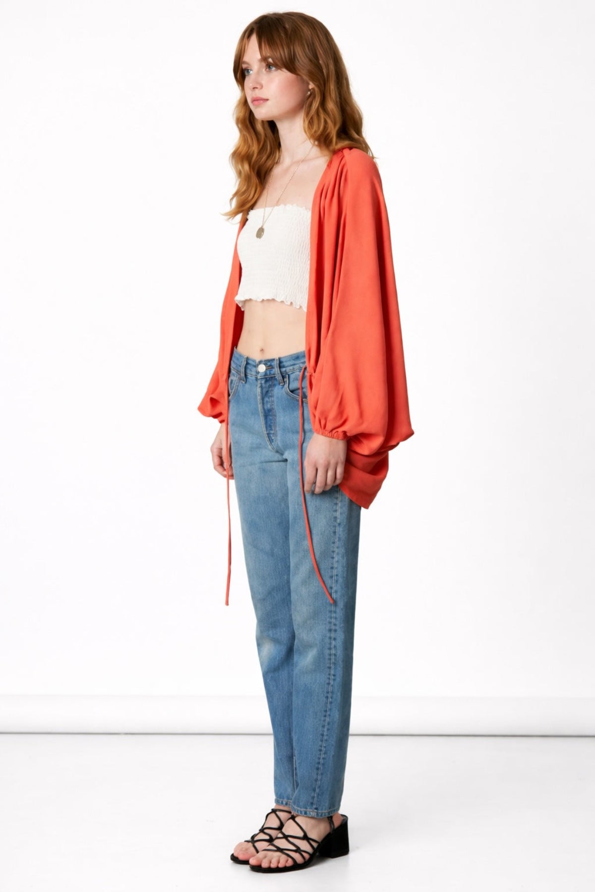 Sara Dusty Coral Kimono