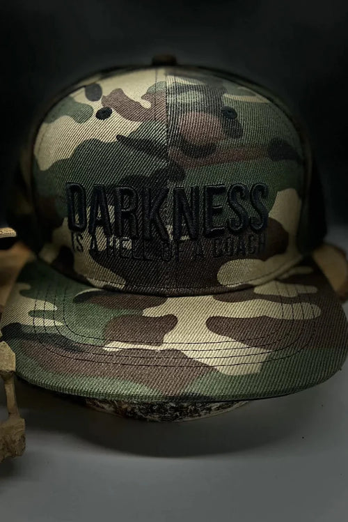 tango charlie - darkness is a hell of a coach camo snapback