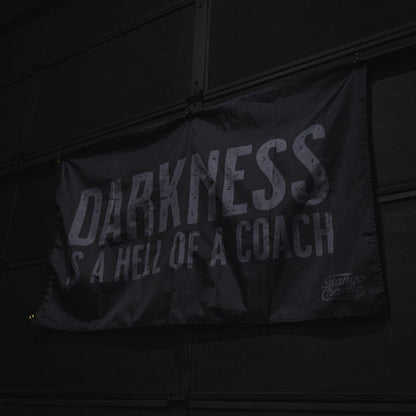 tango charlie - darkness is a hell of a coach flag