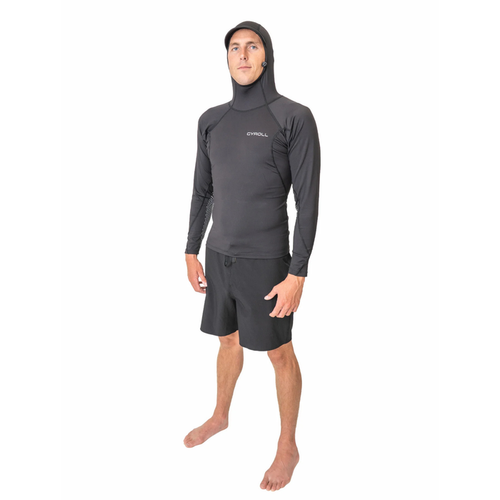 Gyroll Hooded Long Sleeve Lycra Top