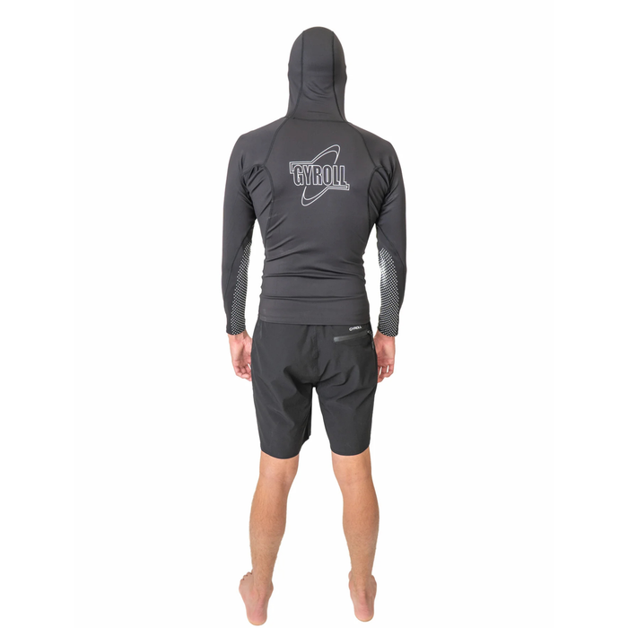 Gyroll Hooded Long Sleeve Lycra Top