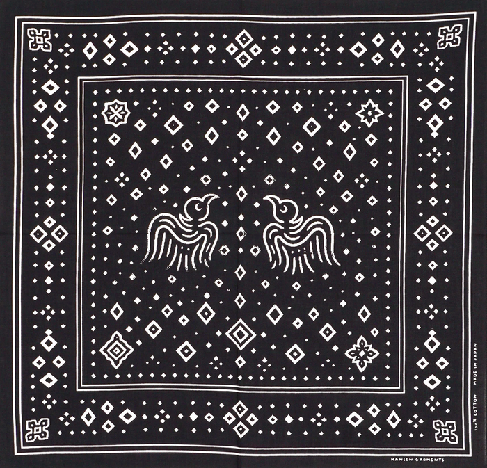HANSEN Hugin & Munin Bandana - Black