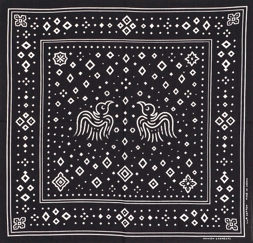 HANSEN Hugin & Munin Bandana - Black