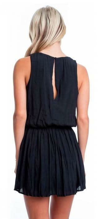 Restless Rock Black Sleeveless Romper