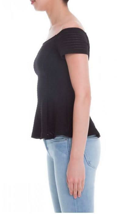 Pride and Off-The-Shoulder Peplum Top