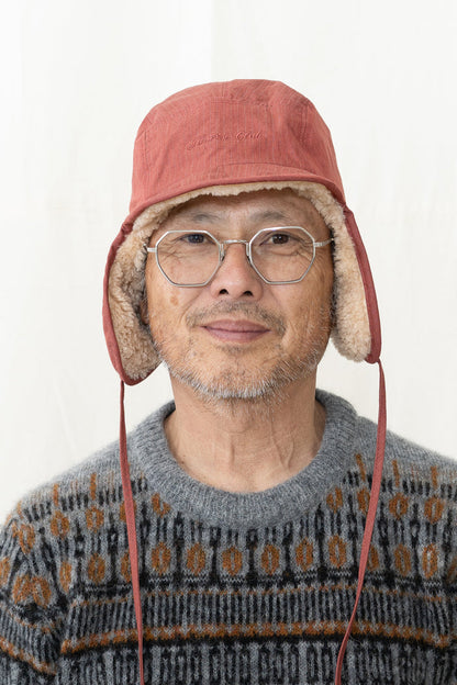 Kappy Reversible Trooper Hat in Red