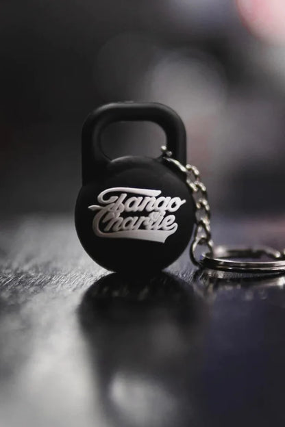 tango charlie - kettlebell keychain