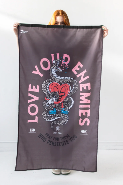 barnabas - love your enemies flag