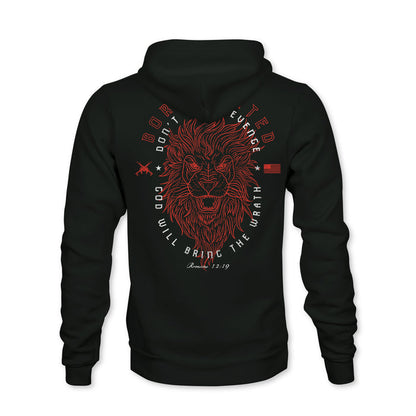 born united - revenge hoodie back