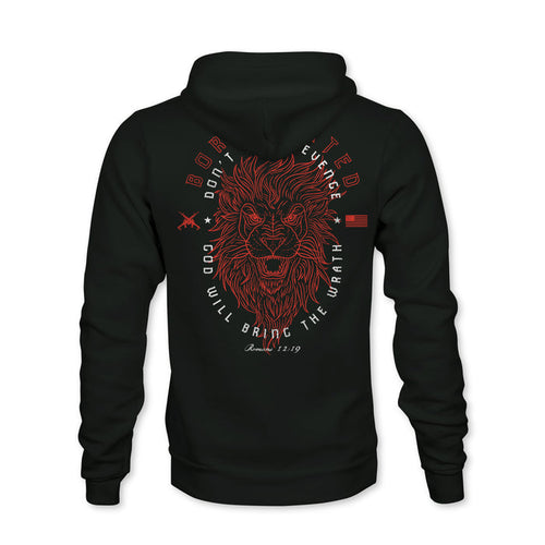 born united - revenge hoodie back