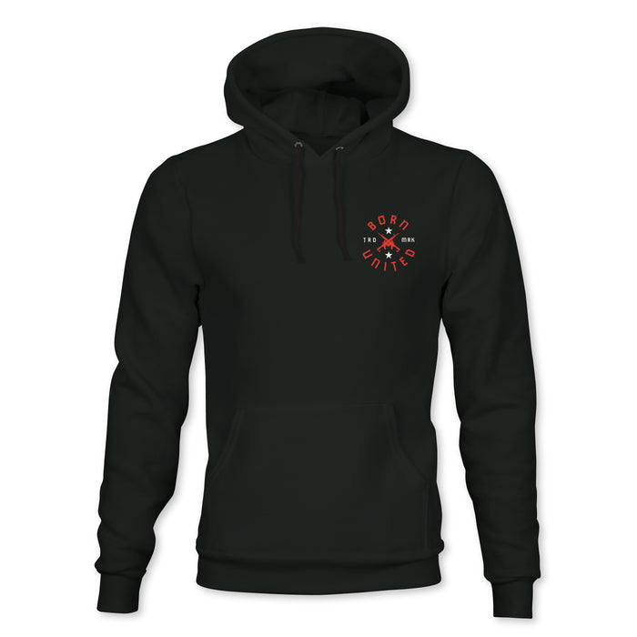 born united - revenge hoodie front