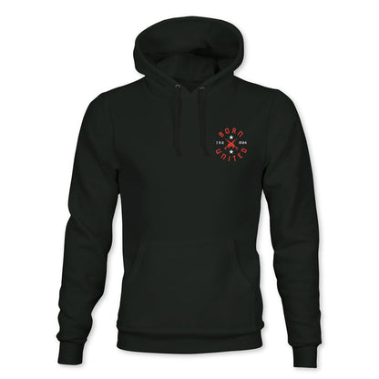 born united - revenge hoodie front