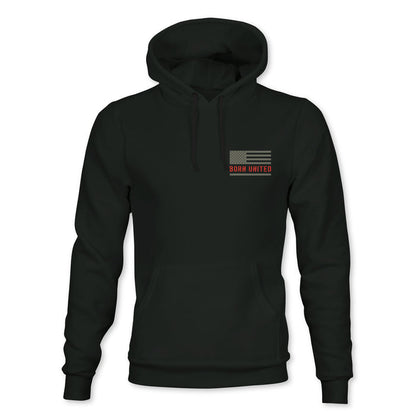 born united - saints and sinners og hoodie front
